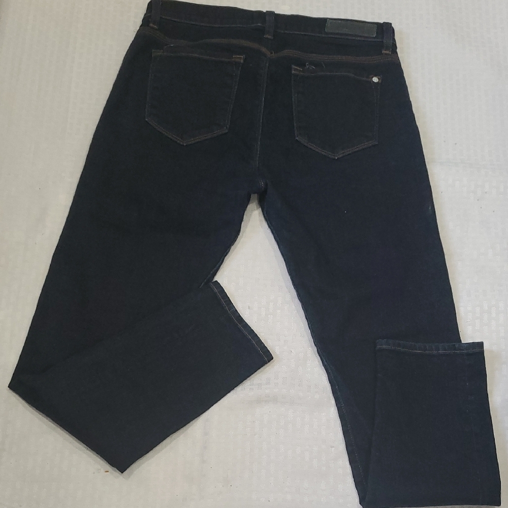 Baldwin Karlie Selvedge High Rise  Dark Blue Denim Pants - Picture 10 of 13
